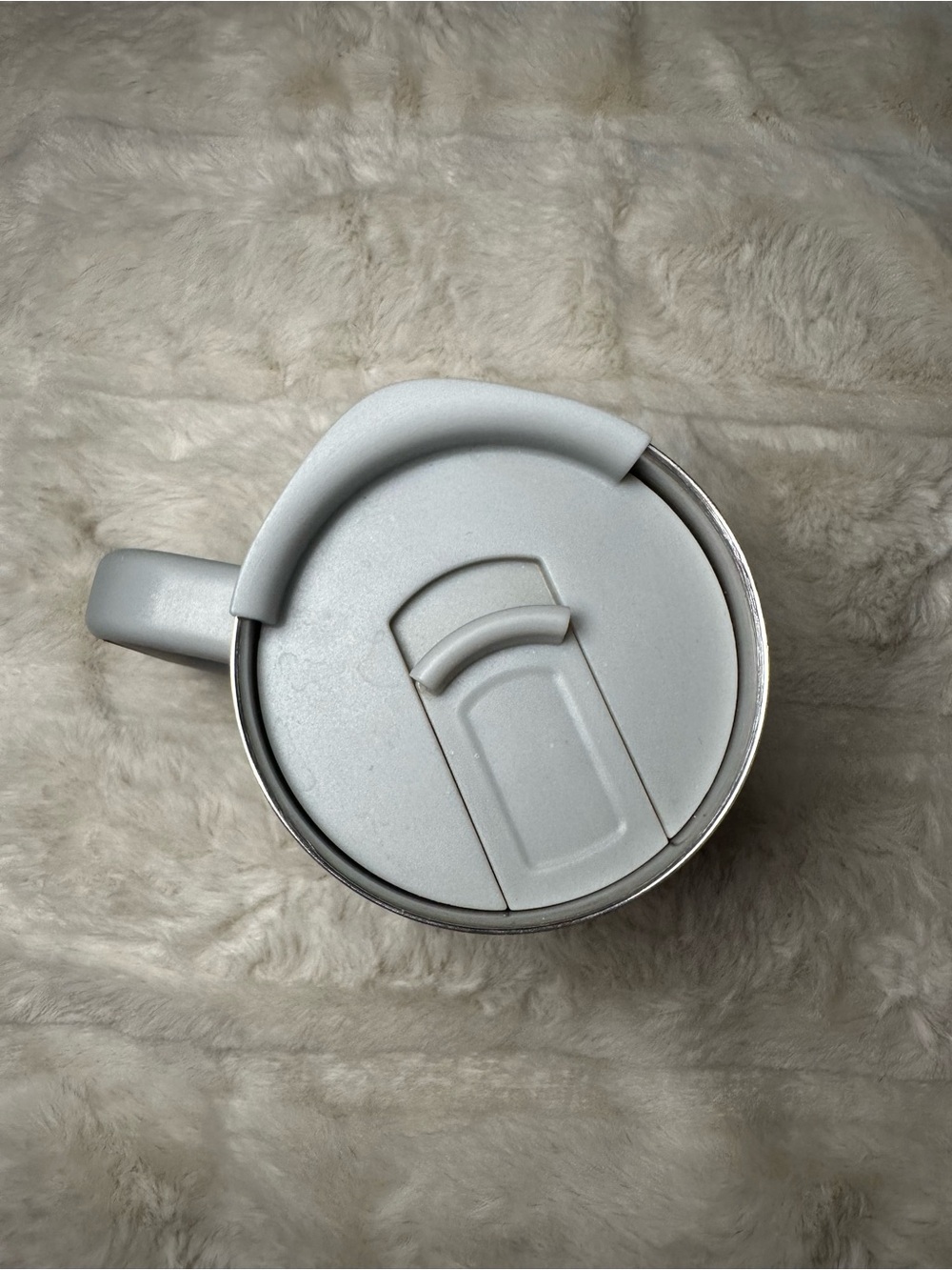 L.L. Bean Purple, Navy & Cream Camo Travel Mug - Picture 4 of 7